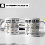 Französische Bulldogge Tasse mit Spruch. Geschenk für French – Weiß [farbe:weiß]