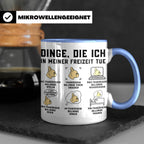 Französische Bulldogge Tasse mit Spruch. Geschenk für French – Blau [farbe:blau]