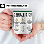 Französische Bulldogge Tasse mit Spruch. Geschenk für French – Grün [farbe:grün]