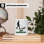 Echsen Tasse - Bartagame Gassi führen! Reptilienhalter Gesch – Weiß [farbe:weiß]