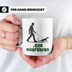 Echsen Tasse - Bartagame Gassi führen! Reptilienhalter Gesch – Weiß [farbe:weiß]
