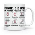 Niederlande Tasse Dinge die ich in meiner Freizeit tue lusti – Weiß [farbe:weiß]