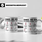 Niederlande Tasse Dinge die ich in meiner Freizeit tue lusti – Weiß [farbe:weiß]