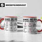 Niederlande Tasse Dinge die ich in meiner Freizeit tue lusti – Rot [farbe:rot]