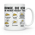 Lokführer Tasse Dinge die ich in meiner Freizeit tue | Lusti – Weiß [farbe:weiß]