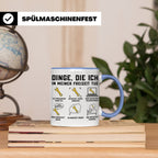 Mechaniker Tasse lustig Dinge die ich tue Geschenk für Schra – Blau [farbe:blau]