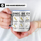 Mechaniker Tasse lustig Dinge die ich tue Geschenk für Schra – Blau [farbe:blau]