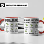 Gärtner Tasse lustig Dinge die ich in meiner Freizeit tue Sp – Rot [farbe:rot]