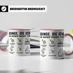 Gärtner Tasse lustig Dinge die ich in meiner Freizeit tue Sp – Rosa [farbe:rosa]