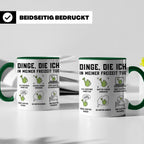 Gärtner Tasse lustig Dinge die ich in meiner Freizeit tue Sp – Grün [farbe:grün]