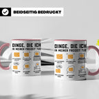 Elektroniker Tasse "Dinge die ich in meiner Freizeit tue" Ge – Rosa [farbe:rosa]