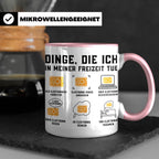 Elektroniker Tasse "Dinge die ich in meiner Freizeit tue" Ge – Rosa [farbe:rosa]
