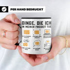Elektroniker Tasse "Dinge die ich in meiner Freizeit tue" Ge – Schwarz [farbe:schwarz]