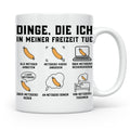 Metzger Tasse lustig Dinge die ich in meiner Freizeit tue Fl – Weiß [farbe:weiß]
