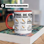 Metzger Tasse lustig Dinge die ich in meiner Freizeit tue Fl – Rot [farbe:rot]