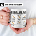 Metzger Tasse lustig Dinge die ich in meiner Freizeit tue Fl – Weiß [farbe:weiß]