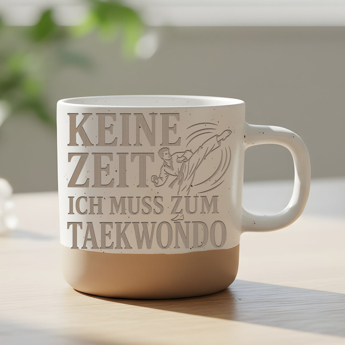 Keine Zeit ich muss zum Taekwondo Tasse - Geschenk für Kampfsportler & – Bild 6