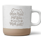 Hund Tasse Mein Hund sagt Wau Geschenk für Hundeliebhaber Kaffeetasse Lustig Hundeeltern Geburtstag Pfoten Haustier
