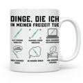 Chirurg Tasse lustig Dinge die ich tue Geschenk für Arzt Med – Weiß [farbe:weiß]