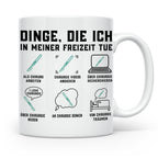 Chirurg Tasse lustig Dinge die ich tue Geschenk für Arzt Med – Weiß [farbe:weiß]