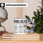 Chirurg Tasse lustig Dinge die ich tue Geschenk für Arzt Med – Blau [farbe:blau]
