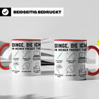 Chirurg Tasse lustig Dinge die ich tue Geschenk für Arzt Med – Rot [farbe:rot]