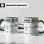 Chirurg Tasse lustig Dinge die ich tue Geschenk für Arzt Med – Grün [farbe:grün]