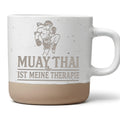 Muay Thai ist meine Therapie Tasse - Geschenk für Thaiboxer & Kampfspo – Bild 1