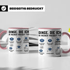 Polizist Tasse lustig Dinge die ich in meiner Freizeit tue K – Rosa [farbe:rosa]