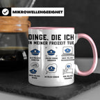 Polizist Tasse lustig Dinge die ich in meiner Freizeit tue K – Rosa [farbe:rosa]