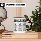Apotheker Tasse mit Spruch Dinge die ich tue. Lustiges Gesch – Schwarz [farbe:schwarz]