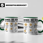 Kapitän Tasse mit Spruch Dinge die ich tue lustiges Geschenk – Grün [farbe:grün]