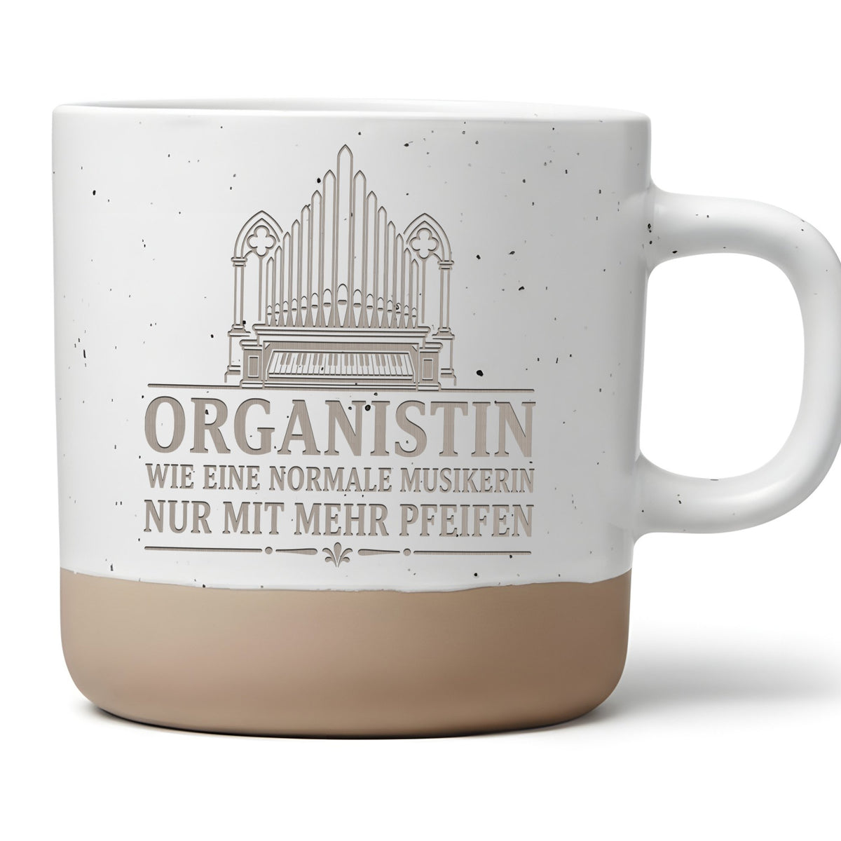Organistin Tasse wie eine normale Musikerin nur mit mehr Pfeifen - Ges – Bild 1