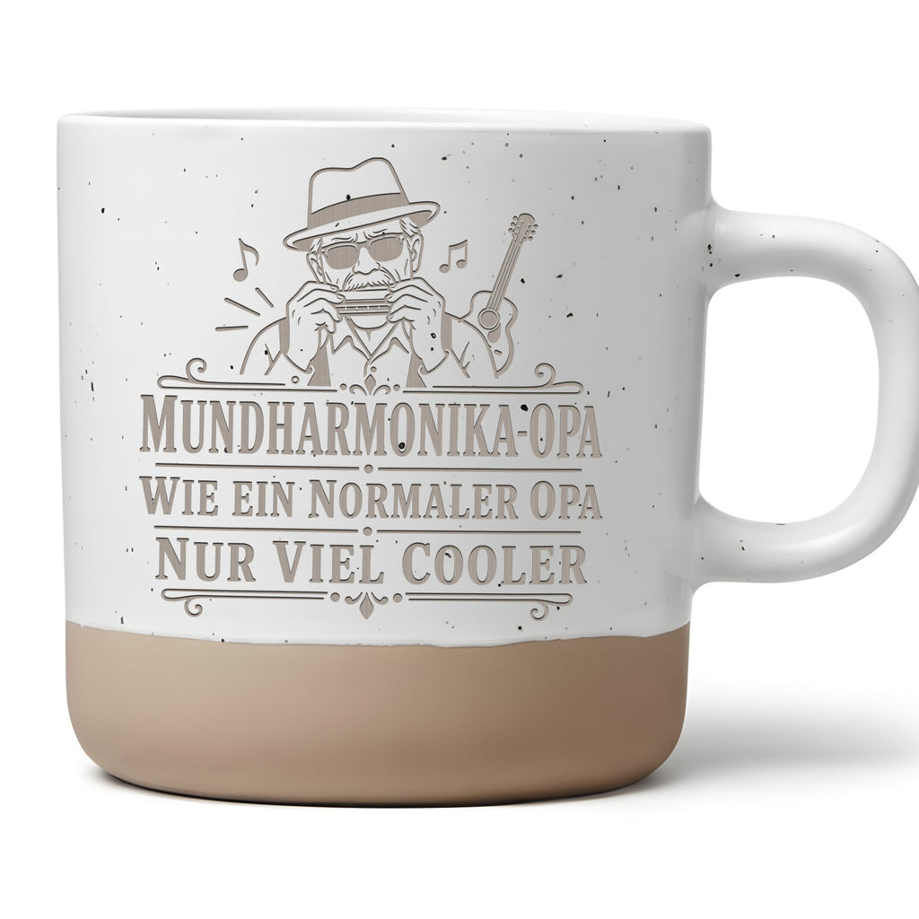 Mundharmonika Opa Tasse wie ein normaler nur viel cooler - Geschenk fü – Bild 1