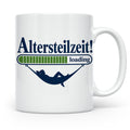 Altersteilzeit Tasse Geschenk für Kollegen zum Ruhestand Ren – Weiß [farbe:weiß]