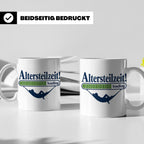 Altersteilzeit Tasse Geschenk für Kollegen zum Ruhestand Ren – Weiß [farbe:weiß]