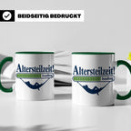 Altersteilzeit Tasse Geschenk für Kollegen zum Ruhestand Ren – Grün [farbe:grün]