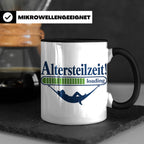 Altersteilzeit Tasse Geschenk für Kollegen zum Ruhestand Ren – Schwarz [farbe:schwarz]