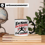 Filialleiter Tasse Ein Mann Eine Legende Geschenk für Chef L – Schwarz [farbe:schwarz]