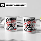 Filialleiter Tasse Ein Mann Eine Legende Geschenk für Chef L – Weiß [farbe:weiß]