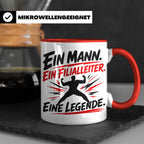 Filialleiter Tasse Ein Mann Eine Legende Geschenk für Chef L – Rot [farbe:rot]