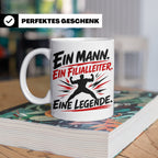 Filialleiter Tasse Ein Mann Eine Legende Geschenk für Chef L – Weiß [farbe:weiß]
