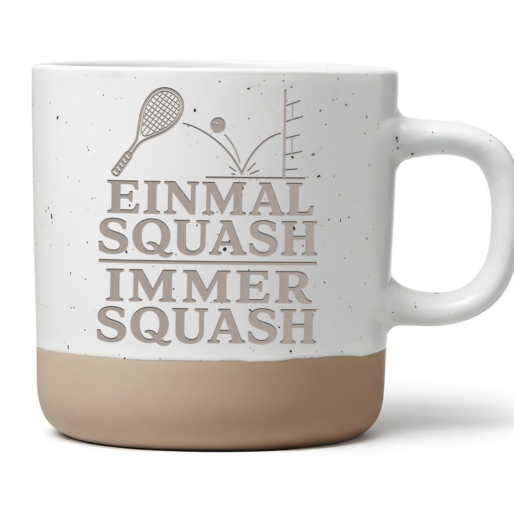 Einmal Squash immer Tasse - Geschenk für Squashspieler & Sportler - Ka – Bild 1