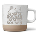 Einmal Squash immer Tasse - Geschenk für Squashspieler & Sportler - Ka – Bild 1