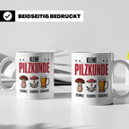 Pilzkunde Tasse - Steinpilz Fliegenpilz Glückspils Sammler G – Weiß [farbe:weiß]