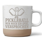 Pickleball nur noch ein Spiel versprochen Tasse - Geschenk für Spieler – Bild 1