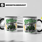 Onkel mit Traktor Tasse für den besten Onkel der Welt, lusti – Schwarz [farbe:schwarz]
