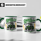 Onkel mit Traktor Tasse für den besten Onkel der Welt, lusti – Grün [farbe:grün]