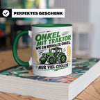 Onkel mit Traktor Tasse für den besten Onkel der Welt, lusti – Grün [farbe:grün]