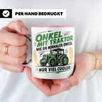 Onkel mit Traktor Tasse für den besten Onkel der Welt, lusti – Rosa [farbe:rosa]